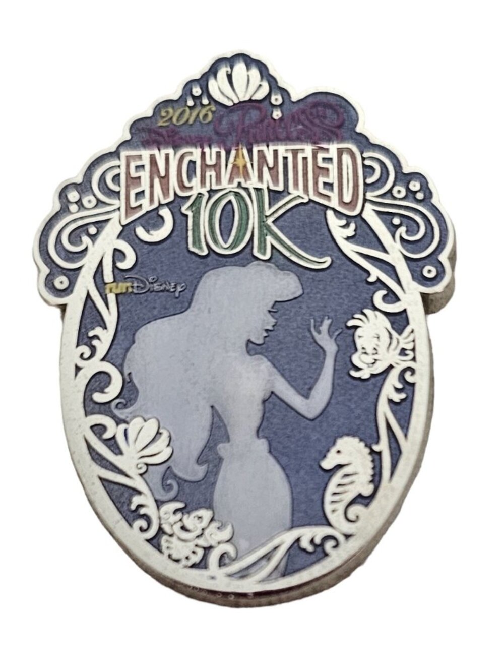 Disney 2016 Princess 1/2 Marathon Weekend Enchanted 10K Pin L308
